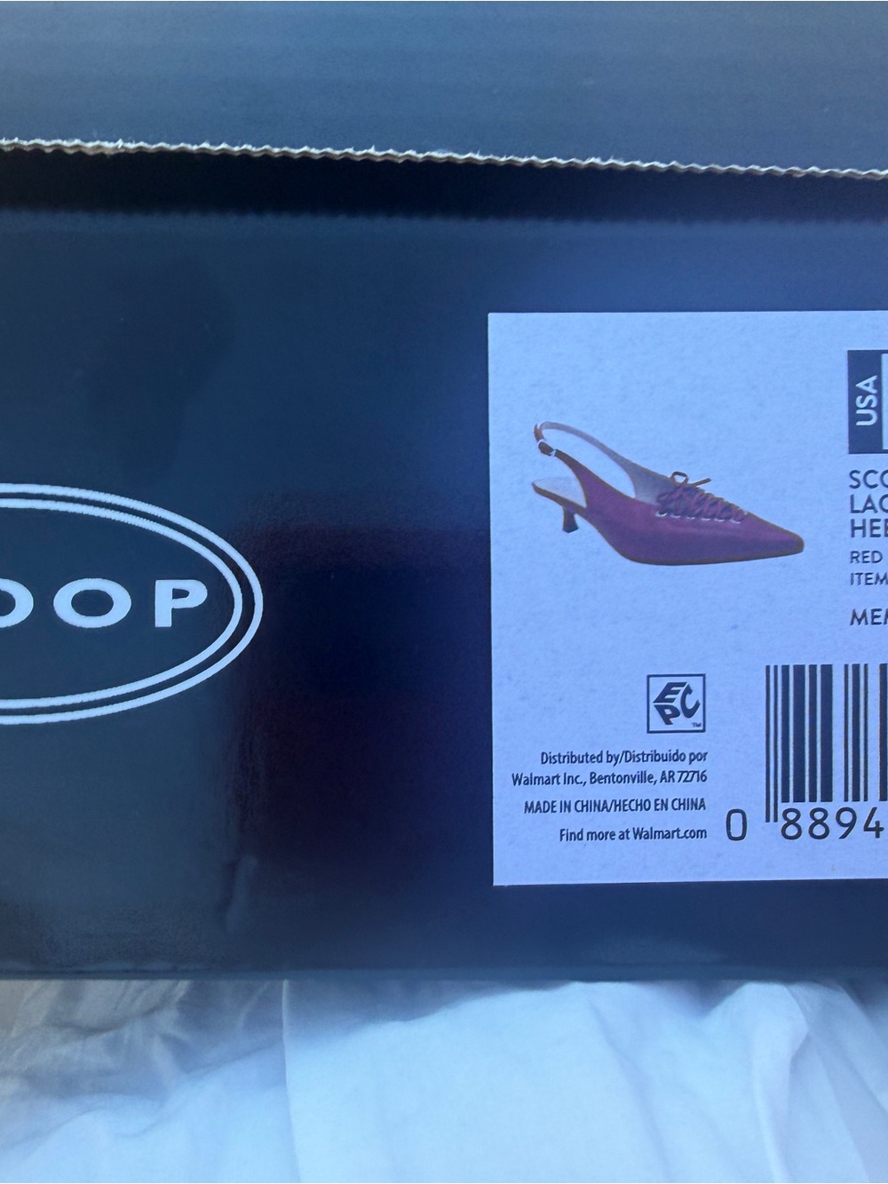 Red Slingback Pointed-Toe Heels